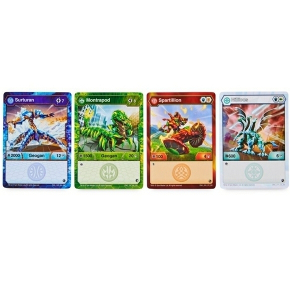 BAKUGAN Geogan Rising Set Face Off 2021 NEW SEALED Cards + Mat - Picture 5 of 5